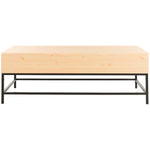 Safavieh Gina Contemporary Lift, FOX2239 - Light Oak/Black