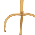 Safavieh Myrna Round Top Gold Leaf Accent Table , FOX2516 - Gold/White Granite