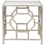 Safavieh Rory Silver Mirror Top Accent Table , FOX2519 - Silver/Mirror