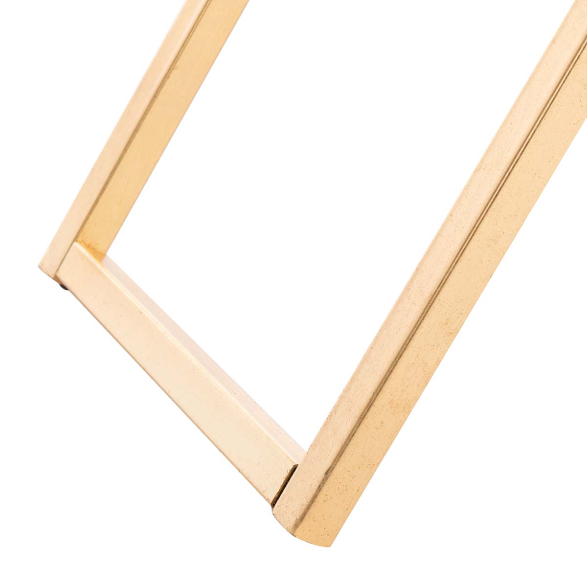 Safavieh Riona Round Top Accent Table , FOX2539 - Gold/White Glass