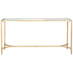 Safavieh Antwan Console , FOX2546 - Gold/Glass
