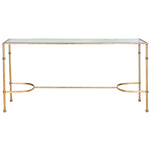 Safavieh Lucille Console , FOX2548 - Gold/Glass