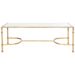 Safavieh Lucille Coffee Table , FOX2549 - Gold/Glass