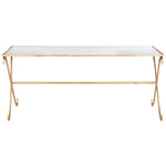 Safavieh Lavar Coffee Table , FOX2551 - Gold/Glass