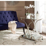 Safavieh Ignatius Bar Cart , FOX2555 - Silver/Mirror