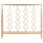 Safavieh Carolina Console Table , FOX2575 - Gold/Glass