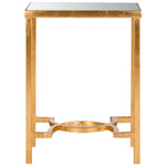 Safavieh Mita Mirror Top Gold Leaf End Table , FOX2581 - Gold/Mirror