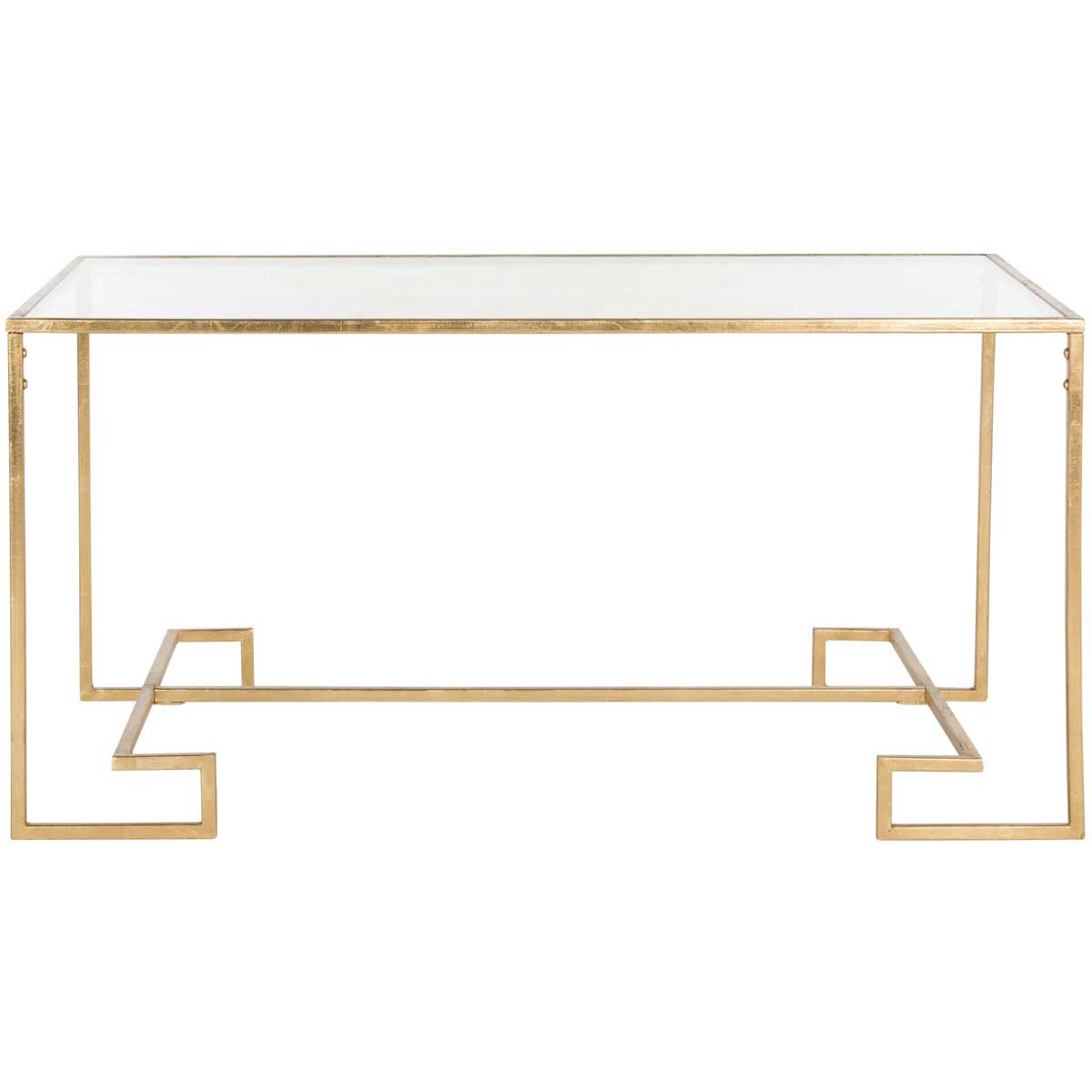 Safavieh Burton Coffee Table , FOX2582 - Gold/Glass