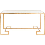 Safavieh Burton Coffee Table , FOX2582 - Gold/Glass