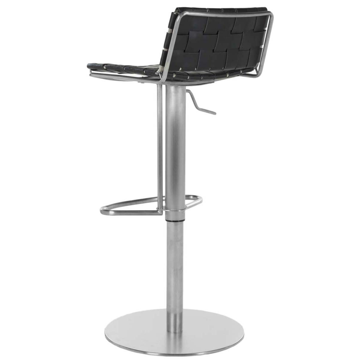 Safavieh Floyd Gas Lift Swivel Bar Stool , FOX3000 - Black