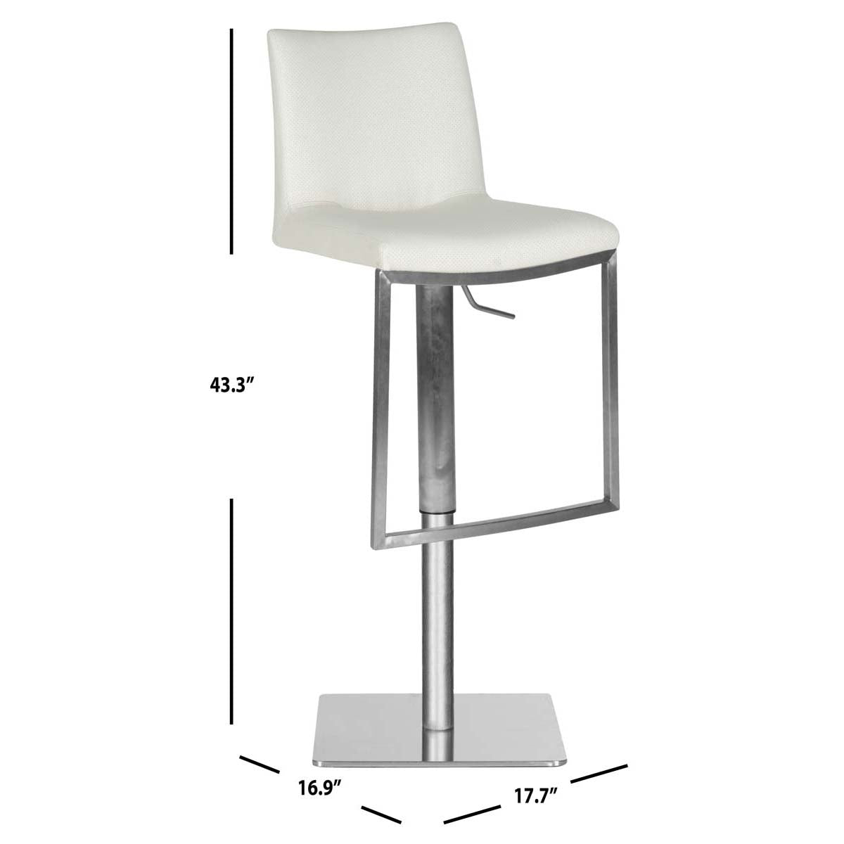 Safavieh Ember Swivel Bar Stool , FOX3009 - White