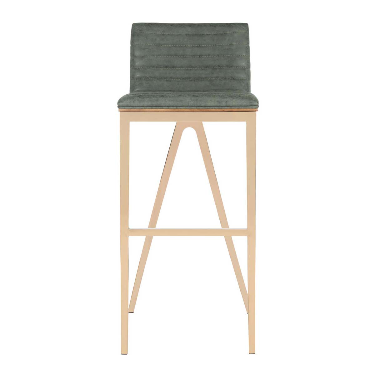 Safavieh Mckay Bar Stool , FOX3016 - Ash Green/Copper