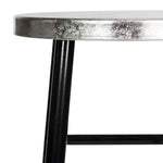 Safavieh Kenzie 30''H Silver Dipped Bar Stool , FOX3212 - Black/Silver