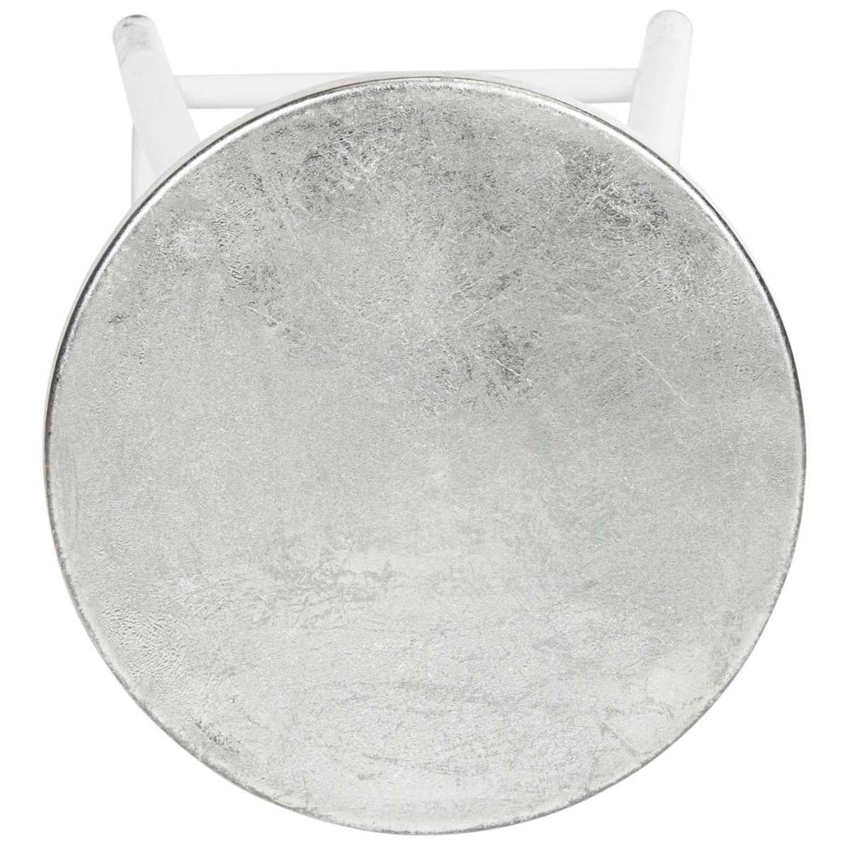 Safavieh Kenzie 30''H Silver Dipped Bar Stool , FOX3212 - White/Silver