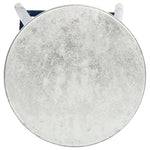 Safavieh Kenzie 30''H Silver Dipped Bar Stool , FOX3212 - Navy/Silver