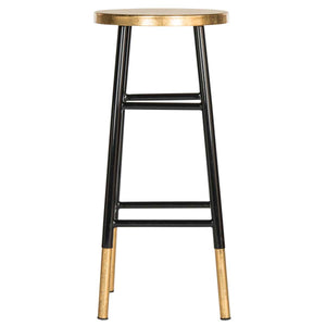 Safavieh Emery Dipped Gold Leaf Bar Stool , FOX3230