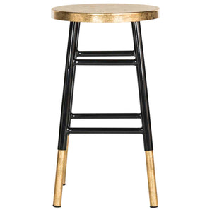 Safavieh Emery Dipped Gold Leaf Counter Stool , FOX3231