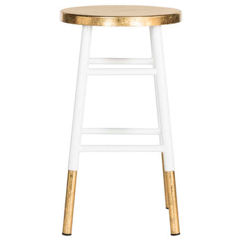 Safavieh Emery Dipped Gold Leaf Counter Stool , FOX3231