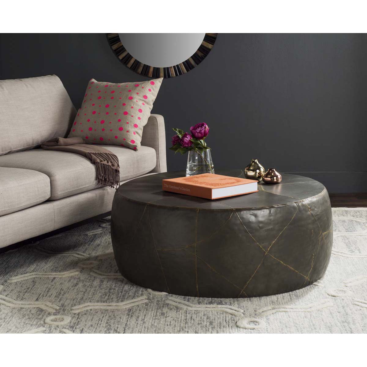 Safavieh Vernice Coffee Table , FOX3234 - Silver