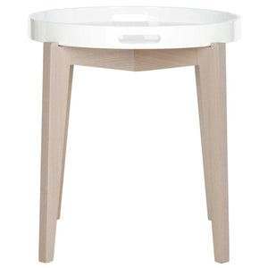 Safavieh Ben Mid Century Lacquer Tray Top Side Table , FOX4202