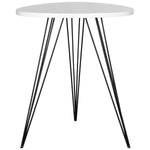 Safavieh Wolcott Retro Mid Century Side Table , FOX4207 - White/Black