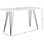 Safavieh Wolcott Retro Mid Century Lacquer Console , FOX4208 - White/Black