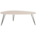 Safavieh Wynton Retro Mid Century Coffee Table , FOX4215 - Taupe/Black