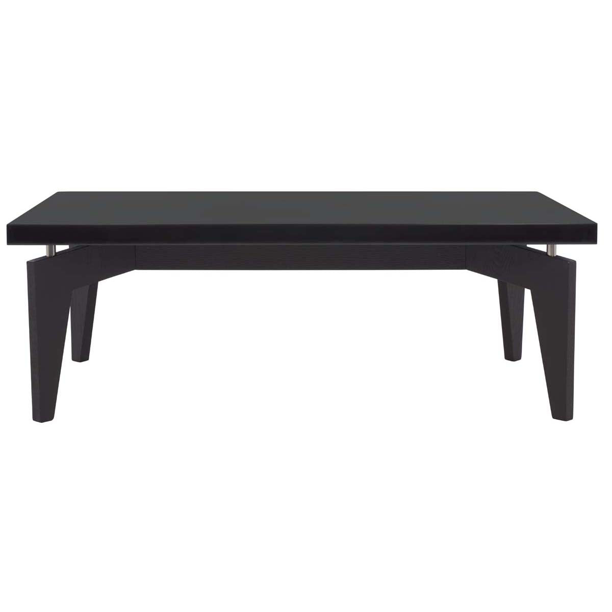 Safavieh Josef Retro Lacquer Floating Top Coffee Table , FOX4223 - Black/Black