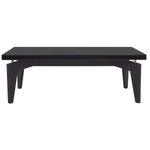 Safavieh Josef Retro Lacquer Floating Top Coffee Table , FOX4223 - Black/Black