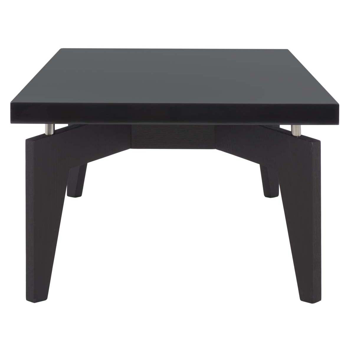 Safavieh Josef Retro Lacquer Floating Top Coffee Table , FOX4223 - Black/Black