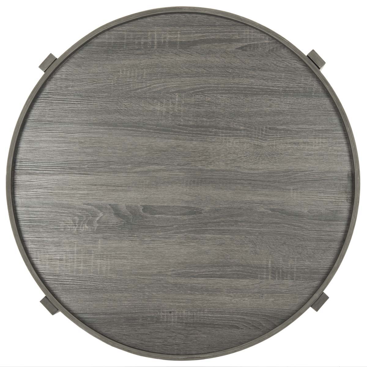 Safavieh Cursten Retro Mid Century Wood Tray Top Coffee Table , FOX4231 - Dark Grey