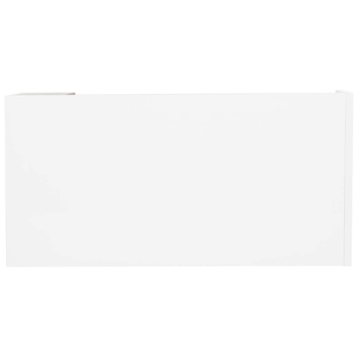 Safavieh Carlton Modern Scandinavian Side Storage Lacquer Coffee Table , FOX4236 - White/Light Oak