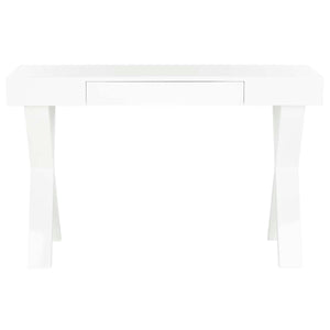 Safavieh Alessia Mid Century Lacquer One Drawer Vanity Desk , FOX4238