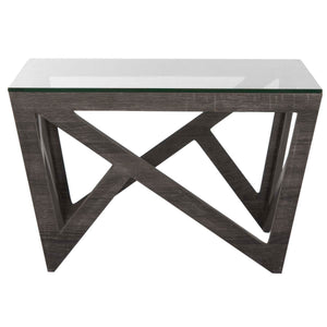 Safavieh Radley Mid Century Glass Top Coffee Table , FOX4243