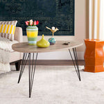 Safavieh Rocco Retro Mid Century Wood Coffee Table , FOX4249 - Light Grey
