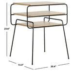 Safavieh Marcel Retro Mid Century Three Tier End Table , FOX4252 - Light Grey