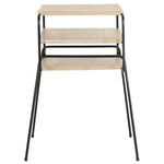 Safavieh Marcel Retro Mid Century Three Tier End Table , FOX4252 - Light Grey