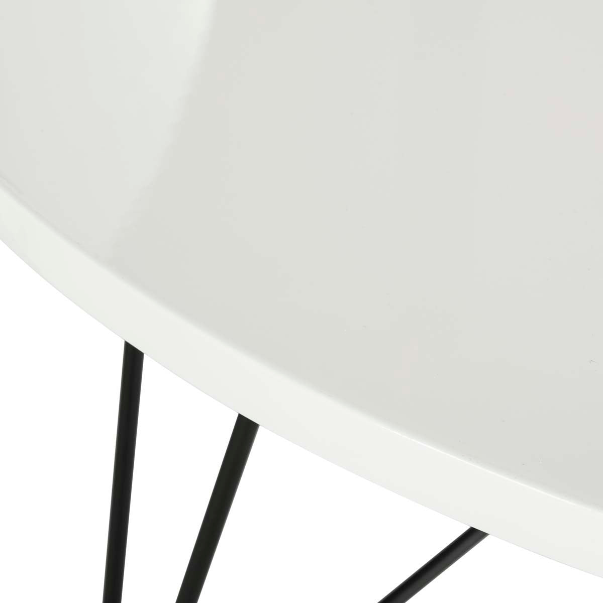 Safavieh Maris Retro Mid Century Coffee Table , FOX4261 - Lacquer White