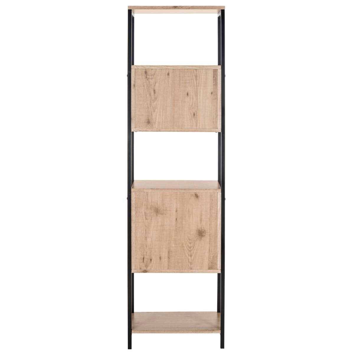 Safavieh Gabrielle Retro Mid Century Wood Etagere , FOX4274 - Oak/Black