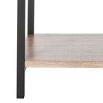 Safavieh Gabrielle Retro Mid Century Wood Etagere , FOX4274 - Oak/Black