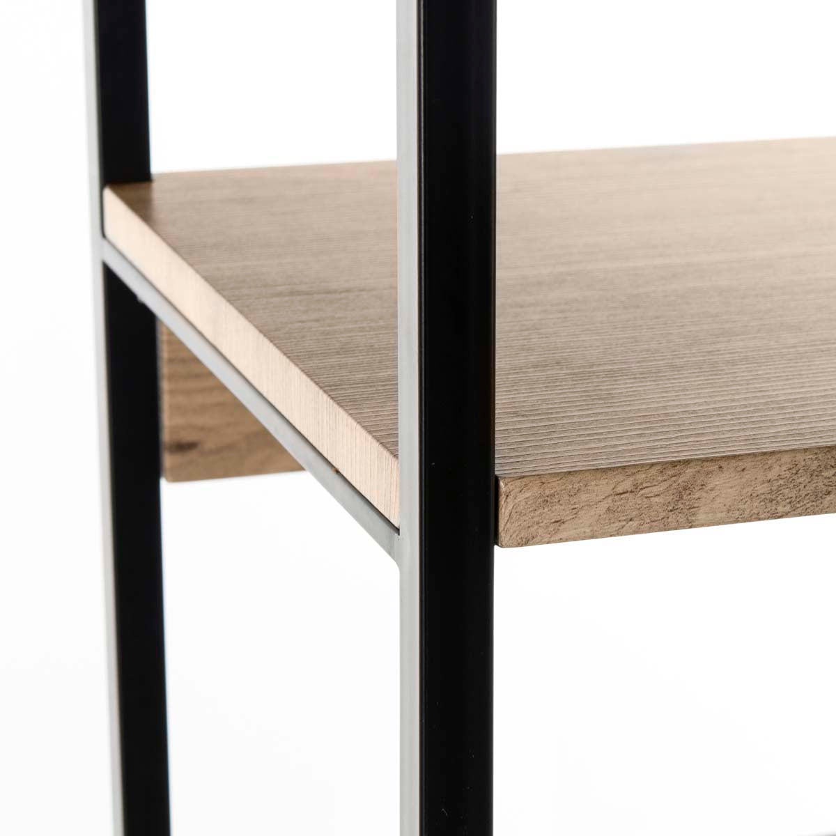 Safavieh Lisa Retro Mid Century 7 Tier Etagere , FOX4275 - Oak/Black