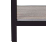 Safavieh Joanna Retro Mid Century Wood Etagere , FOX4281 - Light Brown/Black