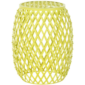 Safavieh Evan Iron Strips Welded Stool , FOX4506
