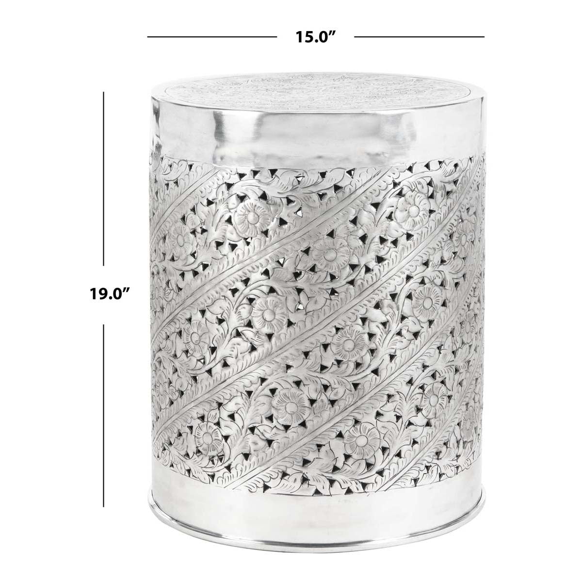 Safavieh Adrien End Table , FOX4518 - Silver
