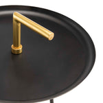 Safavieh Delia Handle Side Table , FOX4524 - Black/Gold
