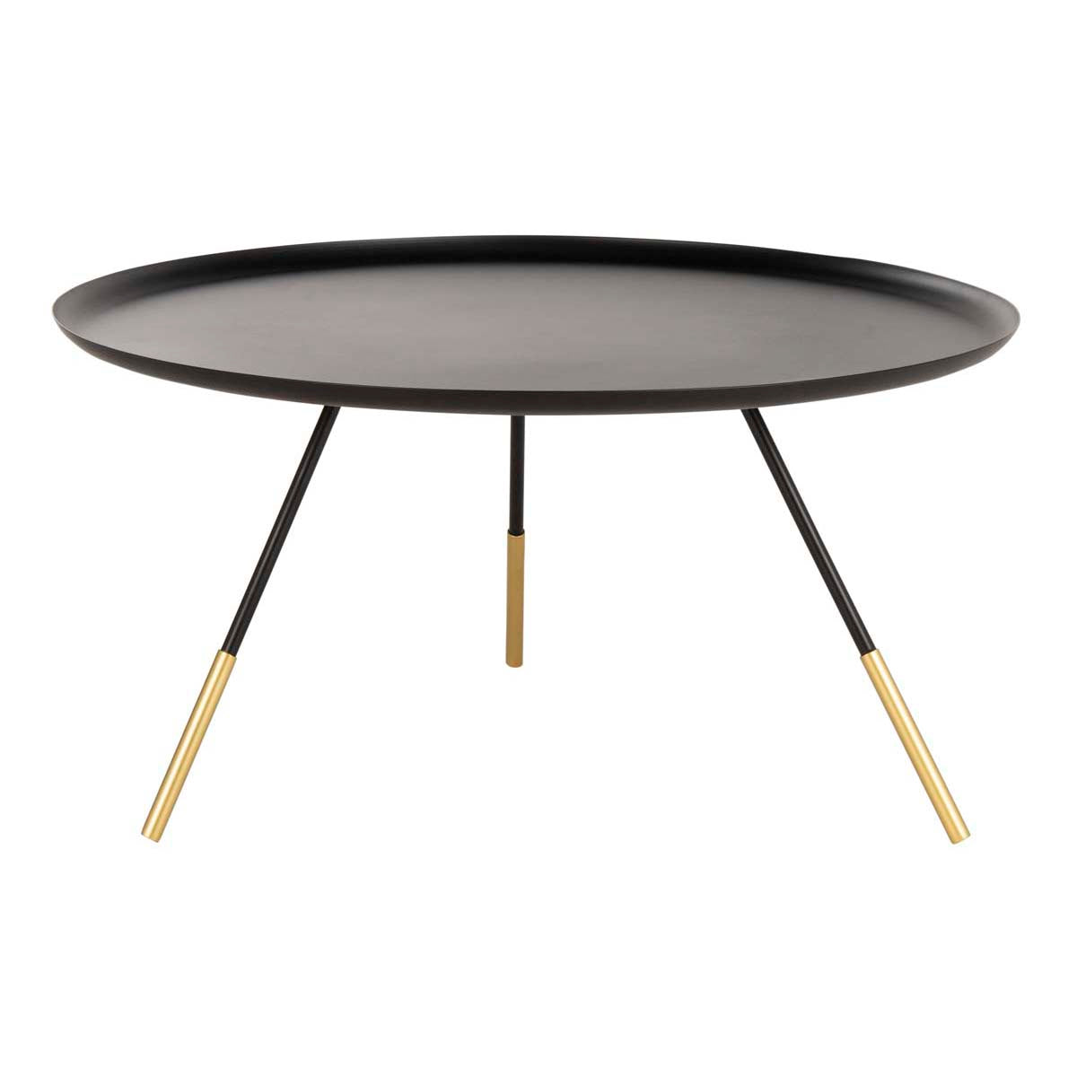 Safavieh Orson Coffee Table W/ Metal Gold Cap , FOX4525