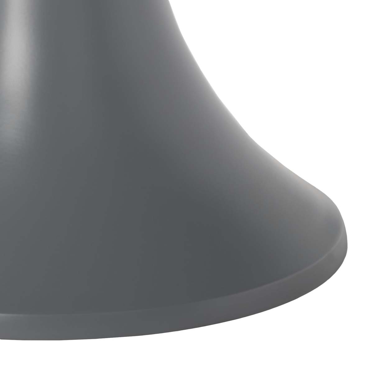 Safavieh Galium Aluminum Round Top Side Table , FOX5500 - Dark Grey