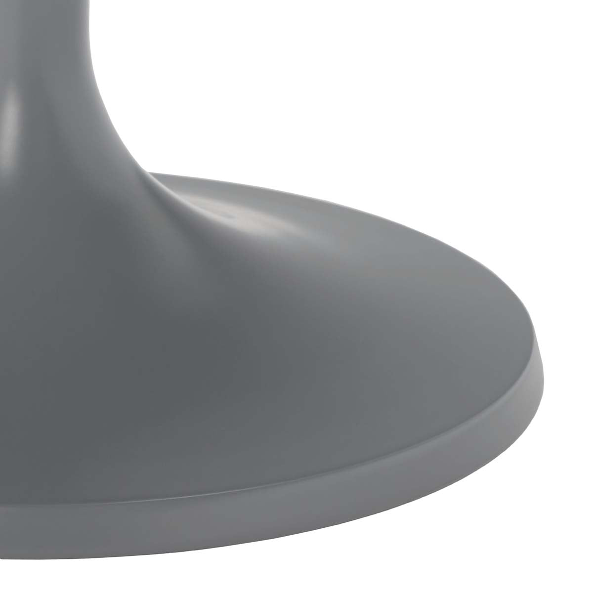 Safavieh Platina Round Top Sleek Table , FOX5510 - Dark Grey