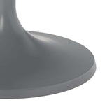 Safavieh Platina Round Top Sleek Table , FOX5510 - Dark Grey