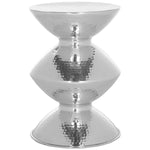 Safavieh Guildsman Metal Table Stool , FOX5515 - Silver